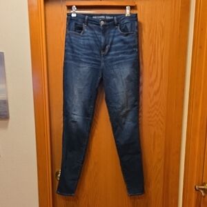 American Eagle Outfitters Dark Blue Skinny Jeans
